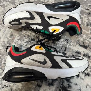 Nike Air Max 200 Black and White Sneakers